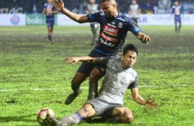 Hasil Liga 1: Penalti Thiago Furtuoso Bawa Arema Kalahkan Perseru