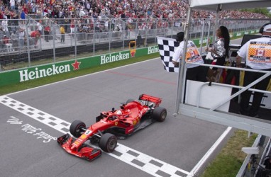 Insiden Bendera Finis Terlalu Awal di GP Kanada Bikin Cemas Vettel