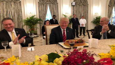 Wah, Trump Dapat Kejutan Ulang Tahun di Singapura