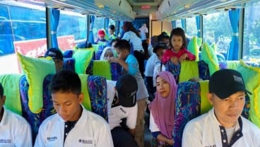 LEBARAN 2018: Bulog Berangkatkan 1.200 Pemudik Gratis