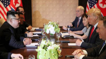 KTT AS-Korut: Ada Masakan Khas Korut di Menu Makan Siang Trump dan Kim Jong-un