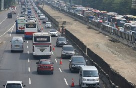 Setengah Juta Lebih Kendaraan Keluar Jakarta via GT Cikarang Utama