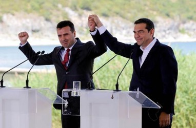 Yunani dan Makedonia Tandatangani Perjanjian Perubahan Nama