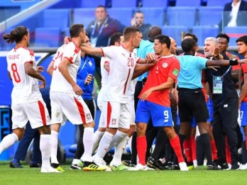 PIALA DUNIA 2018: Gol Semata Wayang Kolarov Bawa Serbia Bungkam Kosta Rika