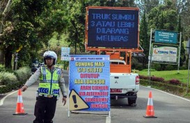 ARUS BALIK LEBARAN 2018: Polres Cianjur Berlakukan Satu Arah menuju Bogor