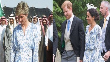 7 Gaya Feysen Meghan Markle Tiru Busana Putri Diana