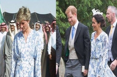 7 Gaya Feysen Meghan Markle Tiru Busana Putri Diana