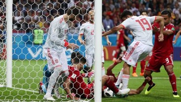 HASIL PIALA DUNIA 2018: Spanyol  Hajar Iran 1-0, Diego Costa Pahlawan