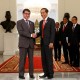 Menlu Jepang Kunjungi Presiden Jokowi di Istana Merdeka