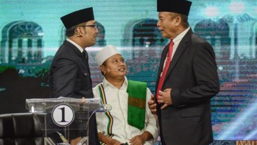 HITUNG CEPAT PILGUB JABAR 2018: Ridwan Kamil dan Deddy Mizwar Bersaing Ketat