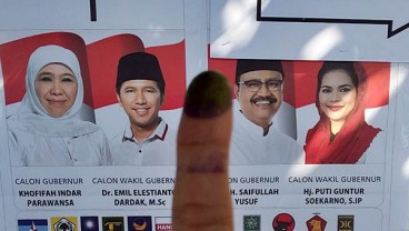 QUICK COUNT PILGUB JATIM 2018: Khofifah-Emil Unggul Sementara 58,5%