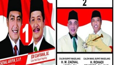 Quick Count Pilbup Magelang 2018, Rekap Final: PADI 56,7 Persen, Zaroh 43, Persen Suara