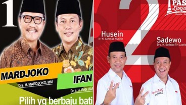 Quick Count Pemilihan Bupati Banyumas: Husein-Sadewo 53 Persen, Mardjoko-Irfan 47 Persen