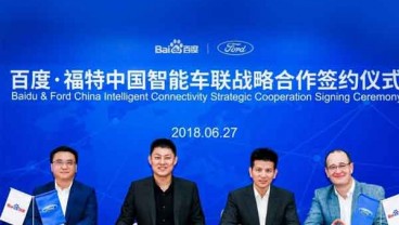 Ford dan Baidu Teken LoI Kemitraan Pengembangan Konektivitas, AI, Pemasaran Digital