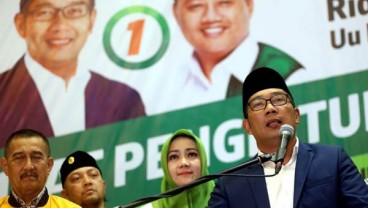 Real Count KPU Jabar Sebut Ridwan Kamil-Uu Memimpin 33,19%