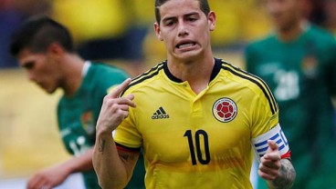 Piala Dunia 2018 : Hadapi Inggris, Kolombia Andalkan James Rodriguez