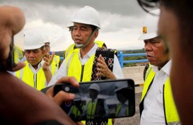 Jokowi Tinjau Bendungan Passeloreng di Kabupaten Wajo