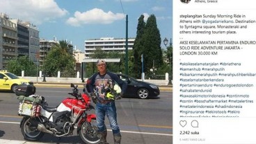 Solo Rider Adventure Jakarta-London, Stephen Langitan, Dijadwalkan Tiba di London 17 Agustus