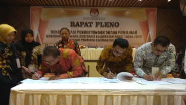 PILGUB KALBAR, Karolin-Gidot Putuskan Tidak Tandatangani Hasil Rekapitulasi