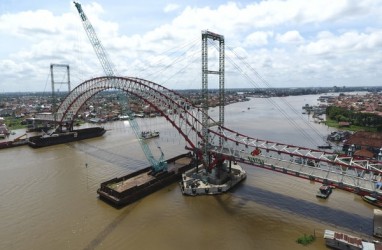 Proyek Jembatan Musi IV Molor Terganjal Lahan