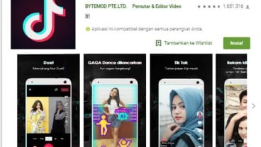 Blokir Tik Tok Dibuka