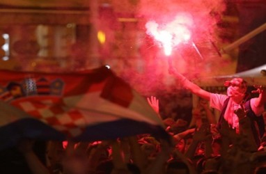 PIALA DUNIA 2018: Kroasia Ke Final, Ini Reaksi Pendukung