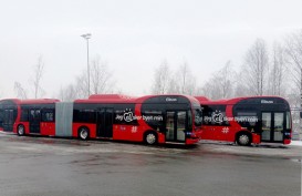 Norwegia Pesan 42 Bus Gandeng Listrik BYD 18 Meter