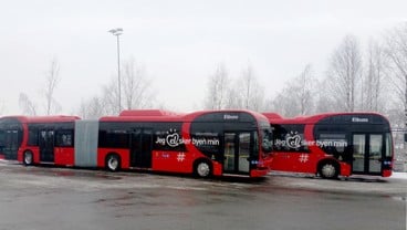 Norwegia Pesan 42 Bus Gandeng Listrik BYD 18 Meter