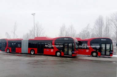 Norwegia Pesan 42 Bus Gandeng Listrik BYD 18 Meter