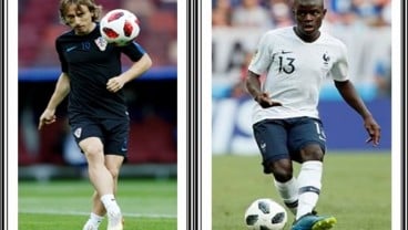 FINAL PIALA DUNIA 2018: Prancis vs Kroasia, Prediksi, Preview, Fakta, Kante Setop Modric?