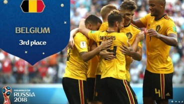 Hasil Inggris Vs Belgia: Kalahkan Inggris, Belgia Juara Tiga Piala Dunia 2018