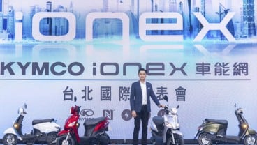 Kymco Luncurkan Skuter Listrik Ionex Pertama