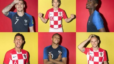 Susunan Pemain Prancis Vs Kroasia: Mbappe dan Modric Main 