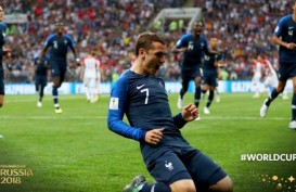Hasil Final Piala Dunia 2018, Prancis Vs Kroasia: Prancis Unggul 2-1