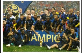FINAL PIALA DUNIA 2018: Prancis Juara Dunia, Ulangi Sukses 1998