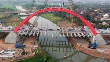 PEKERJAAN KONSTRUKSI  : Pembangunan Jembatan Kali Kuto Dihentikan Sementara