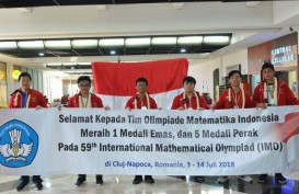 Raih 6 Medali, Tim Olimpiade Matematika SMA Indonesia Masuk 10 Besar Dunia