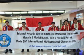 Raih 6 Medali, Tim Olimpiade Matematika SMA Indonesia…
