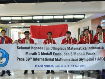 Raih 6 Medali, Tim Olimpiade Matematika SMA Indonesia Masuk 10 Besar Dunia