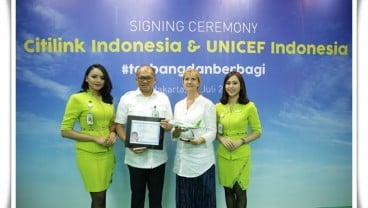 Citilink Indonesia Gelar #TerbangdanBerbagi bersama UNICEF 