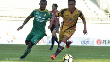 Hasil Liga 1: Mitra Kukar Kalahkan Sriwijaya FC