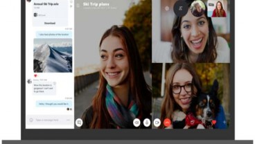 Fitur Video Conference 24 Orang dengan Skype 8.0 