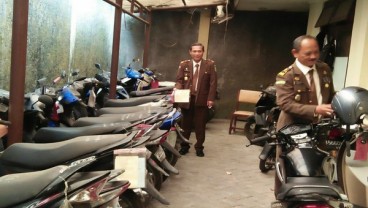 Puluhan Motor di Kejari Sleman Belum Diambil Pemiliknya