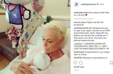 Berkat Bayi Tabung, Aktris Brigitte Nielsen Lahirkan Anak Kelima Jelang Usia 55 Tahun