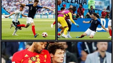 GOL TERBAIK PIALA DUNIA 2018: Pilihan Jatuh ke Gol Pavard Saat Prancis Hajar Argentina 4-3 