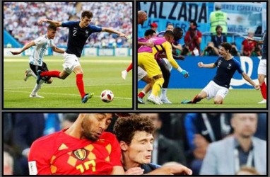 GOL TERBAIK PIALA DUNIA 2018: Pilihan Jatuh ke Gol Pavard Saat Prancis Hajar Argentina 4-3 