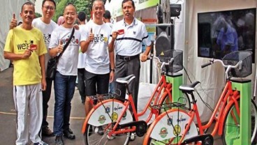 Sandi Luncurkan ‘Bike Sharing’ di Monas