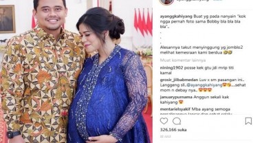 Di Foto Hamil Ini, Kahiyang Ayu Jokowi Mirip Titi Kamal