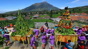 Kirab Tradisi Tungguk Tembakau