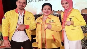 Pasangan Artis Annisa Trihapsari  & Sultan Djorghi ‘Nyaleg’ Lewat Partai Berkarya